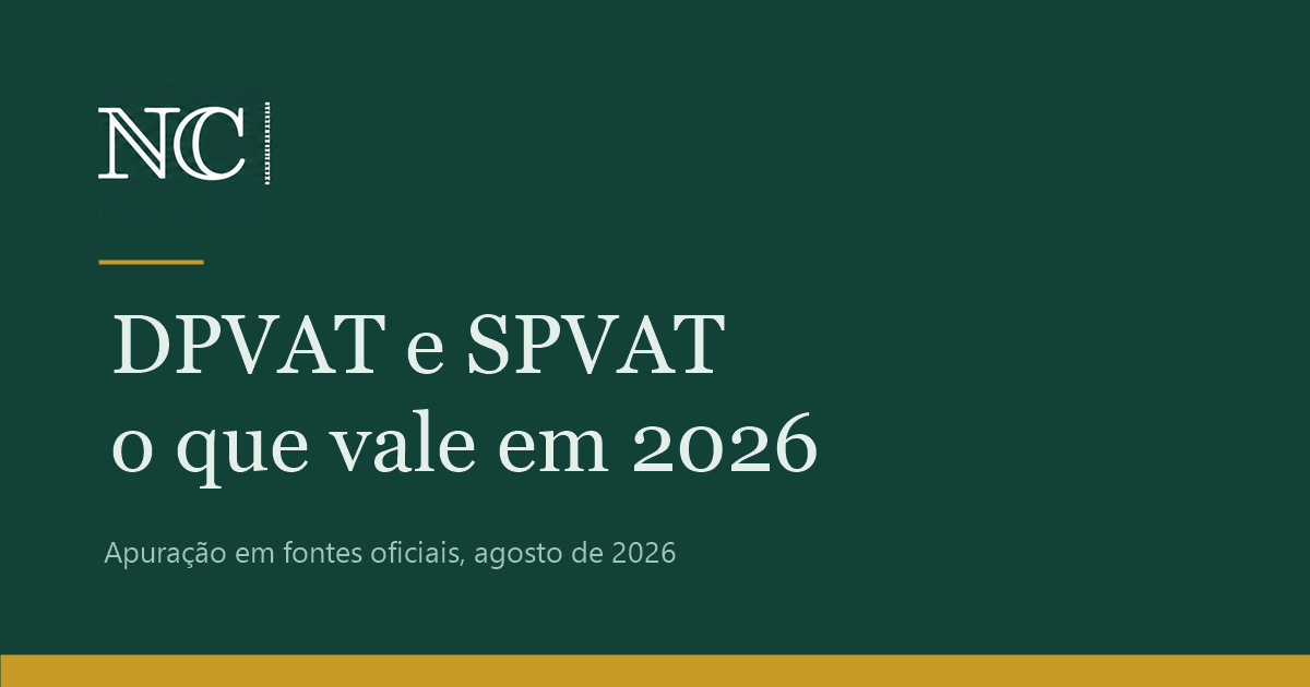 DPVAT e SPVAT: o que vale em 2026